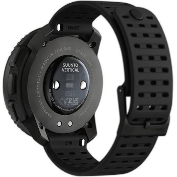 GPS-urheilukello - KORKEUSMITTARI - SUUNTO - PYSTY - Kaikki musta - Näytön halkaisija 49 mm Svart