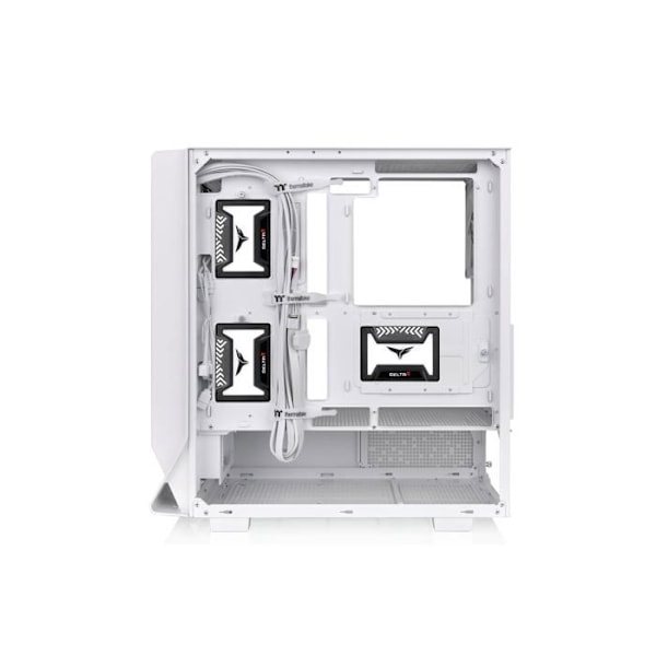 PC- chassi - Thermaltake - Ceres 350 MX Snow White - RGB - Härdat glas - Mellanstor tower