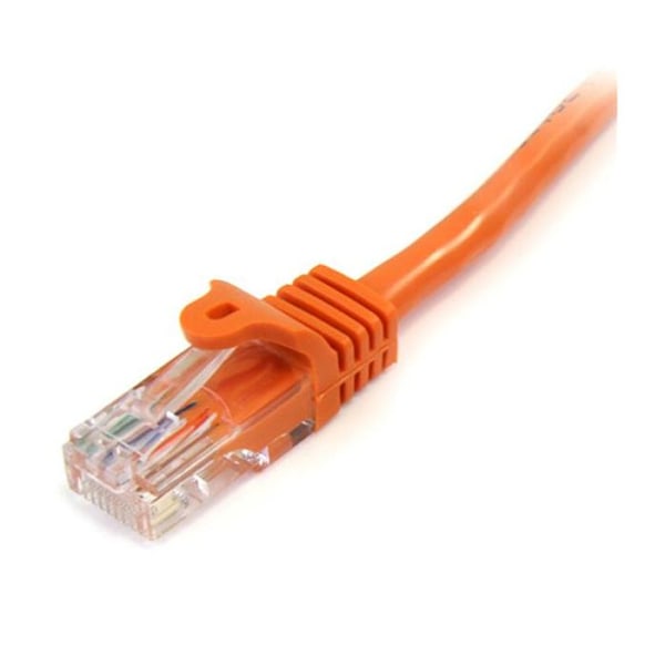 STARTECH Cat5e UTP -verkkojohtoa ilman koukkua 1 m - M/M - Oranssi