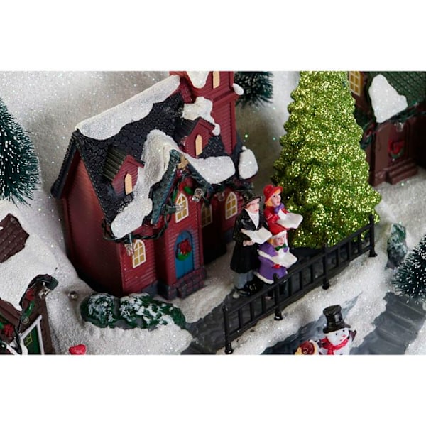 Jouluverhoilu DKD Home Decor 34x18x27,5 cm (x3) Flerfärgad