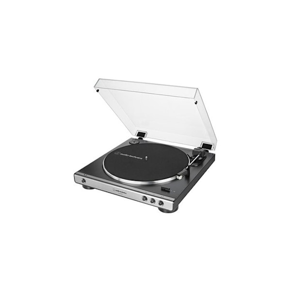 Vinyl pladespiller - Audio Technica - AT-LP60XUSBGM - Fuldautomatisk - Stereo - Sort Metallic Grå