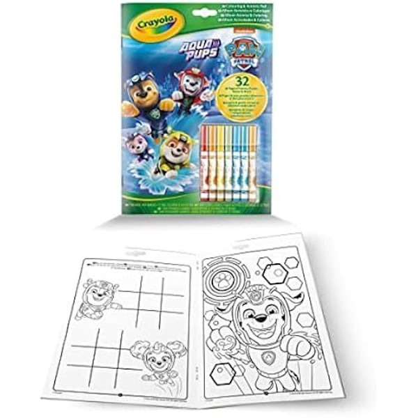 Väritysalbumi - CRAYOLA - Paw Patrol - 32 sivua - 50 tarraa - Alkaen 3 vuotta Blandade färger