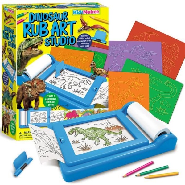 4M KidzMaker : DINOSAURUS ART STUDIO, boks 18x25x6.5cm, 4+