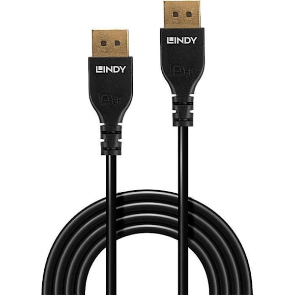 Lindy - 36462 - Slim DisplayPort 1.4 Kabel, 2m