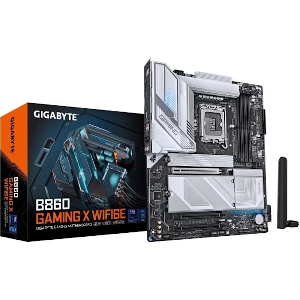 Moderkort - GIGABYTE - B860 GAMING X WIFI6E - DDR5 - WiFi 6E - 256 GB max