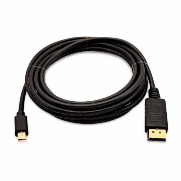 V7 - V7MDP2DP-03M-BLK-1E - DisplayPort-Kabel - Mini DisplayPort (M) til DisplayPort (M) - 3 m - Sort