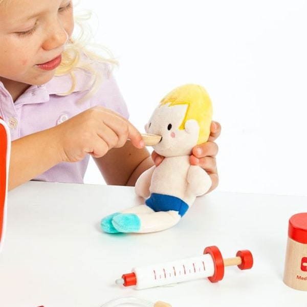 Läkarfodral med trätillbehör Doctor Set Molto