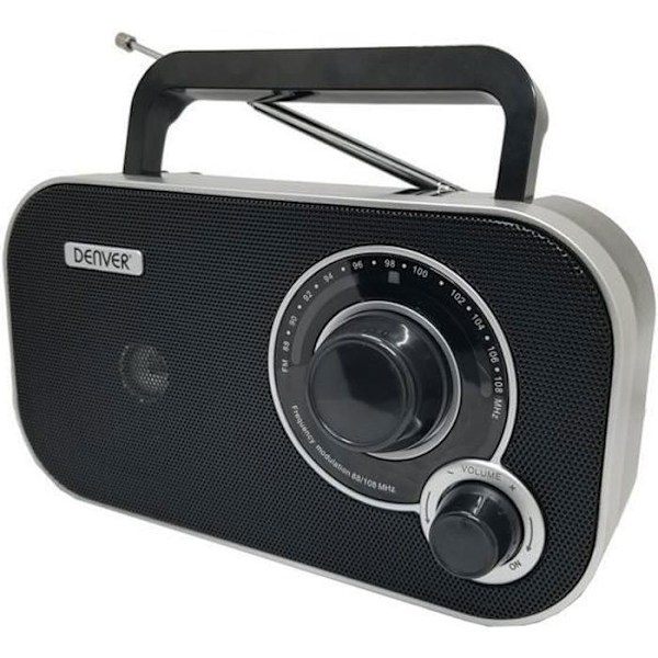Transistorradio - Denver Electronics - TR-51 - AM/FM-tuner - Bärbar - Svart Svart