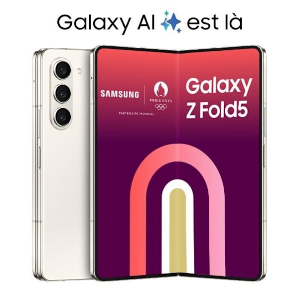 Samsung Galaxy Z Fold5 Smartphone 512 GB kräm Beige