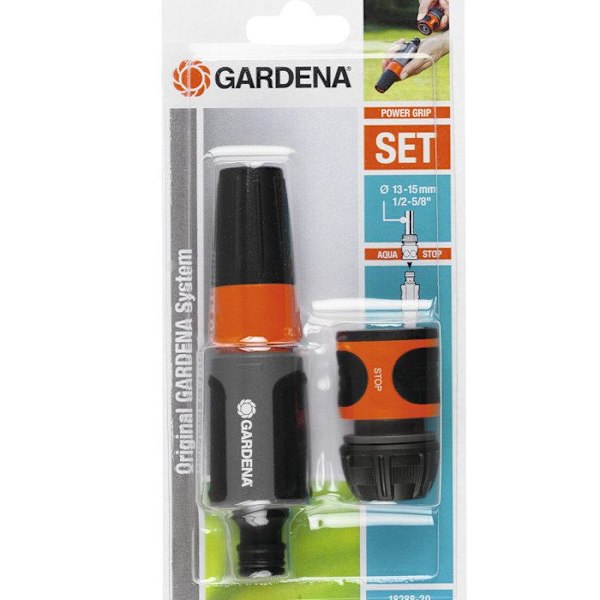 GARDENA Basic kit – Velegnet til Ø15 mm slange – Original GARDENA System kompatibilitet – Komplet sæt – 2 års garanti