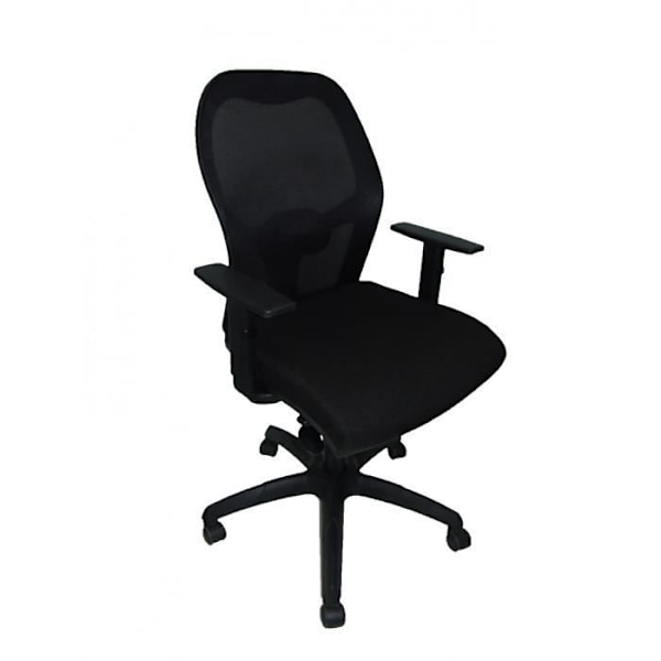 Ergonomisk kontorstol med synkromekanisme, justerbare armlæn og justerbar højde - Åndbart mesh ryglæn i