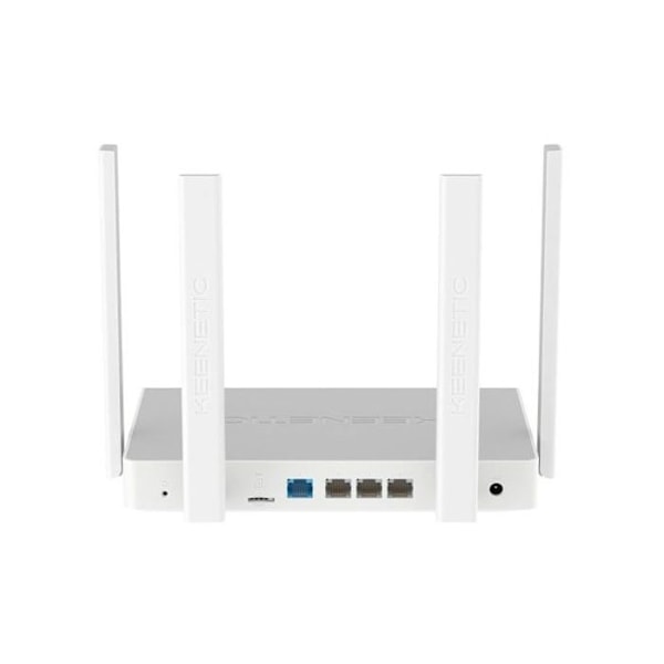 Keenetic Hero 4G+ modeemi-reititin - WiFi 6 - AX1800 - Kaksois-taajuus - 4 Gigabit-porttia - Kyberturvallisuus suojaus