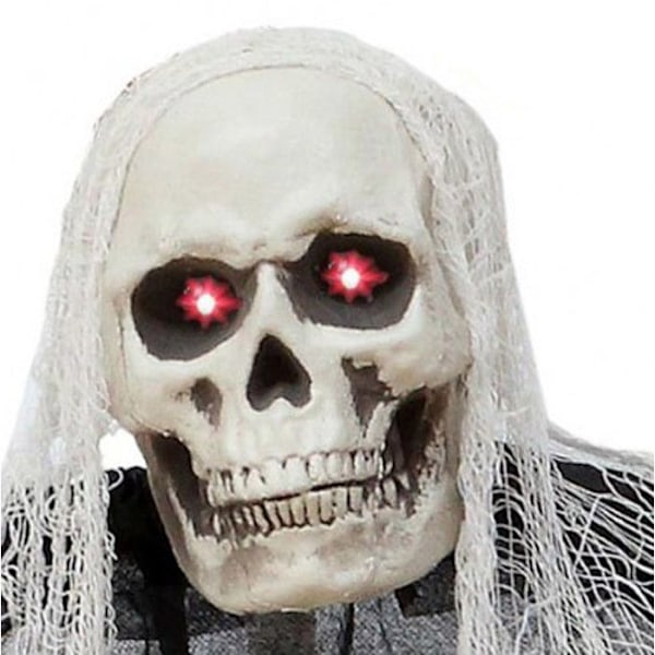 Lysande Hängande Skelett - Flerfärgad - 170 cm - Festdekoration - Halloween - Utomhus Flerfärgad