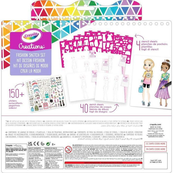 CRAYOLA 04-1178 VAPAA JA VÄRITYSSIVU KUVAKITTI