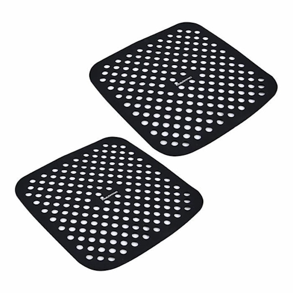 Masterpro bgmp-7701 Svart Silikon Bakmatta 19 x 19 cm (2 enheter) Svart