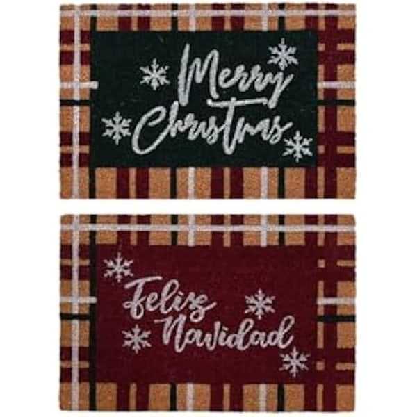 Dörrmatta - DKD HEMINNREDNING - Flerfärgad - PVC och kokosfiber - 60 x 40 cm - Rektangulär Flerfärgad