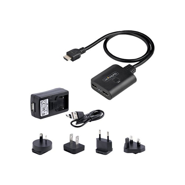 STARTECH 2-PORTS HDMI SPLITTER 1 IN 2 OUT 4K HDMI 2.0 DISPLAY/OUTPUT SPLIT - HDMI-SPLITTER-4K60UP