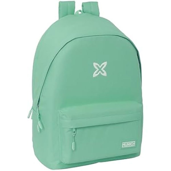 Reppu - SAFTA - München Basic - 15,6 tuumaa - Turkoosi - Kierrätetty kangas Turkos