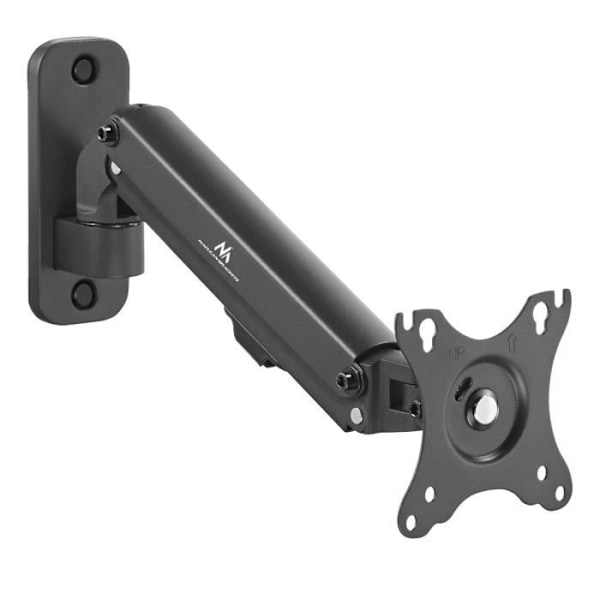Support mural til Maclean-monitor, 17-27'', 7kg max, gasfjedersystem, MC-458