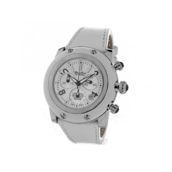 Dameur - Glam Rock - GR10101W - Ø 46 mm - Læder - Vandtæthed 10 Atm Vit