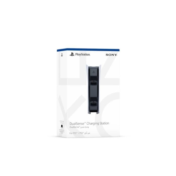 Latausasema DualSense PS5:lle White/White - Ohjainlaturi - Virallinen PlayStation Vit / Vit