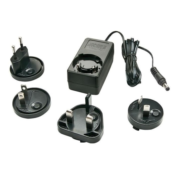 LINDY ECO-strømforsyning i flere lande - 12V 1,25A - niveau VI - DC-stik 5,5 / 2,5 mm Sort