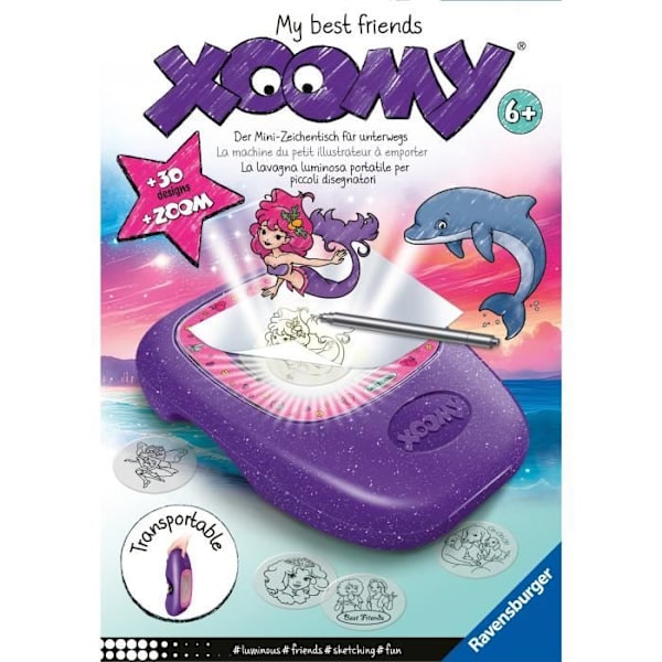 Xoomy, Teema Parhaat Ystäväni, Piirustus, Luova Harrastus, Alkaen 6 vuotta, 23697, Ravensburger Flerfärgade