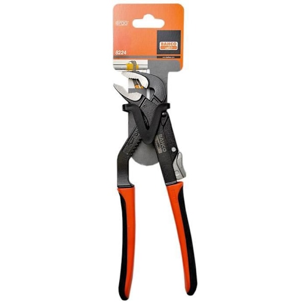 Ergonomisk afskæringspincet BAHCO 8224 - 250mm - højtydende stål - sort finish