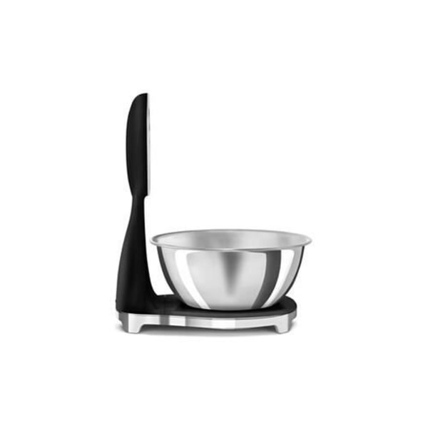 Køkkenvægt - SMEG - KSF01BLWW - Rustfrit stål - 5 kg - USB-genopladelig Svart