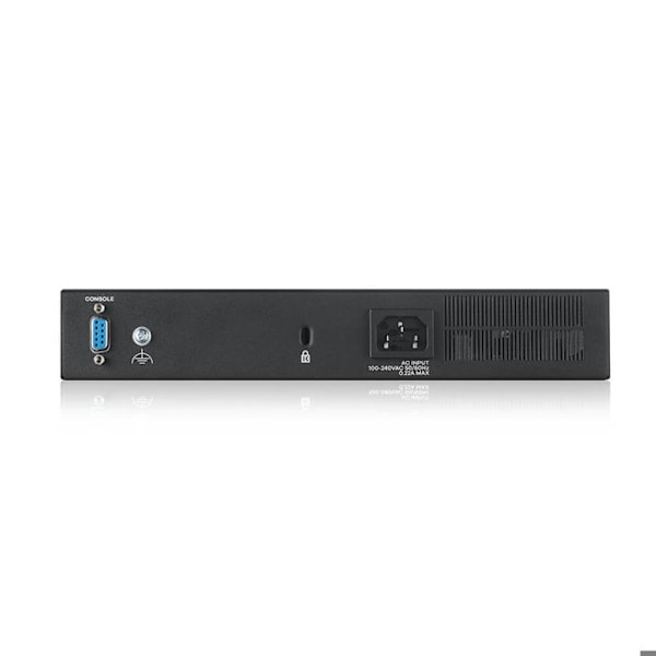 Kytkin - Zyxel - 8-porttinen Gbe L2 - Gigabit Ethernet - Itsenäinen - Luotettava ja helppo määrittää musta