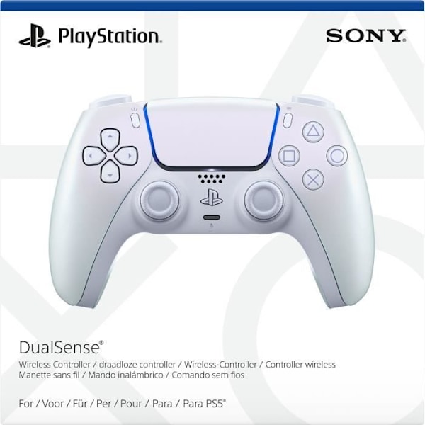 Langaton DualSense® -ohjain - Chroma Pearl I PS5 ja PC Rosa, grädde