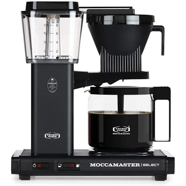 Moccamaster Filter kaffebryggare matt svart - 53983