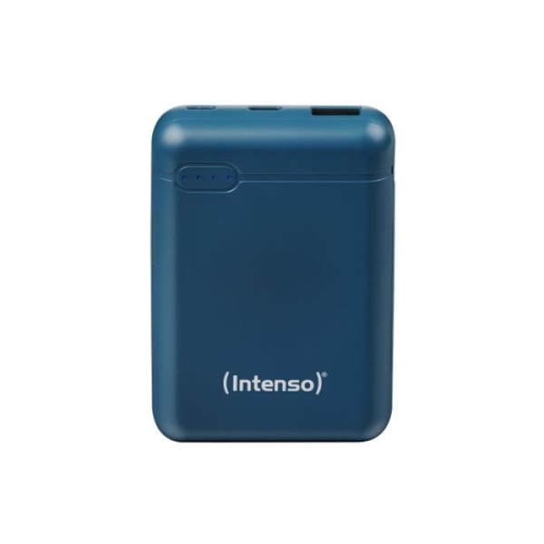 Intenso Powerbank XS10000 10000 mAh sis. USB-A - Type-C - 7313537 BENSIINI Petroolin värinen