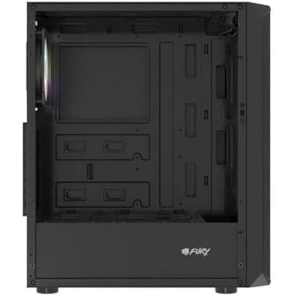 ATX-Semikierroskotelo - NATEC - NFO-2153 - Väri Musta - RGB-valaistus - Koko ATX musta