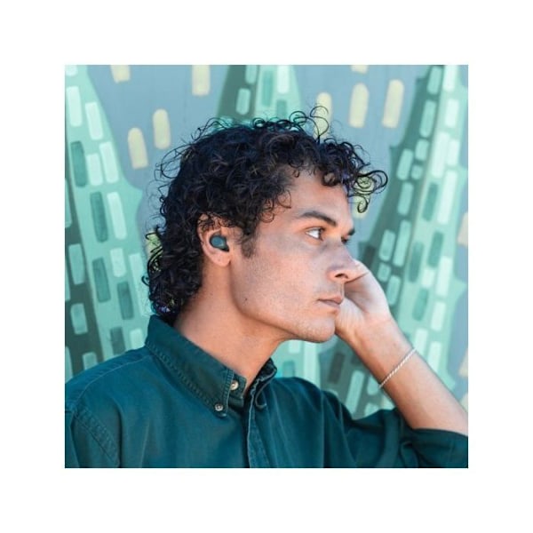 Trådlösa hörlurar - JLAB AUDIO - JBuds Mini - Batteritid 20h - ENC-mikrofoner - Multipoint Sagegrön