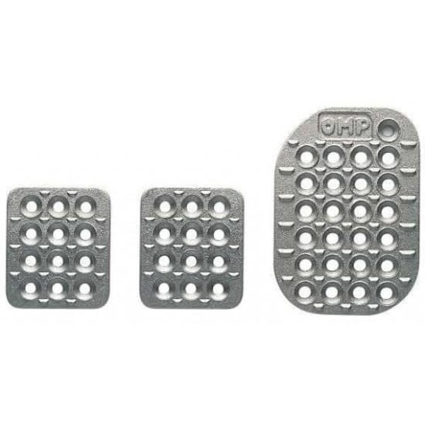 Kit 3 pedalers alu Classic - OMP - Standard - Bremse 60x70mm - Accelerator 85x123mm