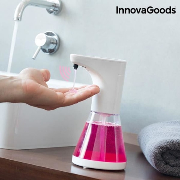 InnovaGoods Goldan automatisk sæbedispenser med sensor Hvid One Size - 139298