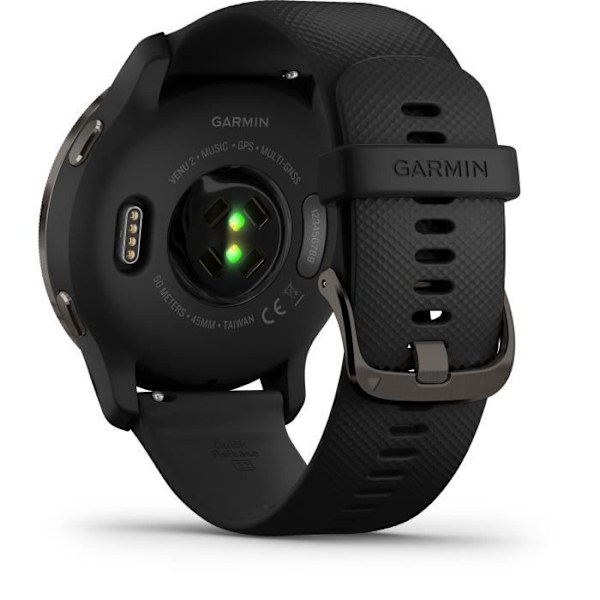 Garmin Venu 2 Grå smartklocka med svart rem