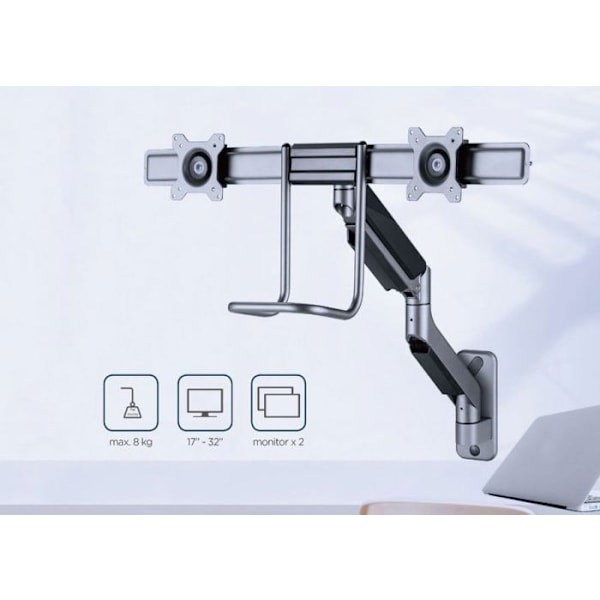 Andre USB-enheder Gembird - MA-WA2-02 - Vægbeslag 17'' 32'''