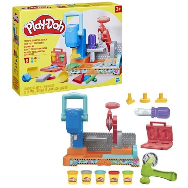 Play-Doh My little handyman, set med modelllera Flerfärgad