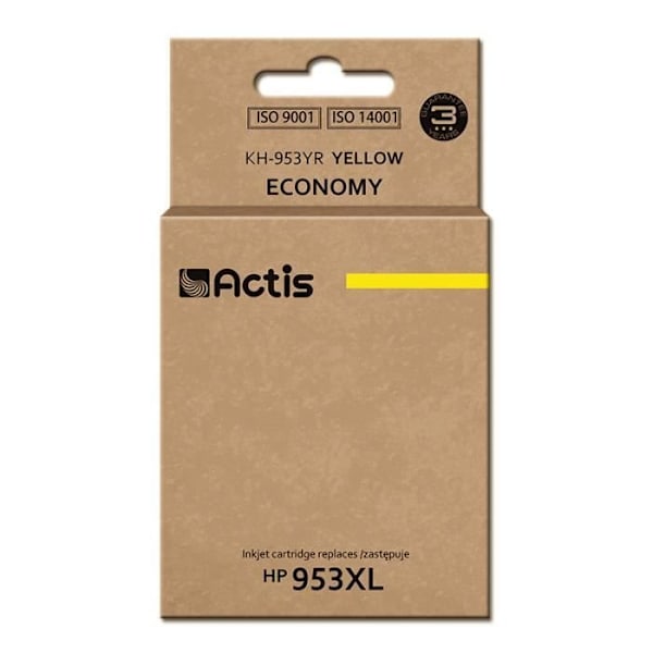Actis KH-953YR mustepatruuna 1 kpl Yhteensopiva Suuri tuotto (XL) Keltainen