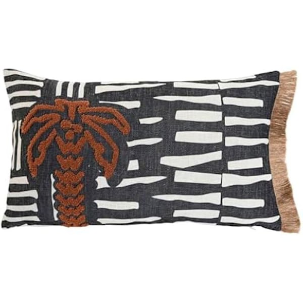 Tyyny - HOME ESPRIT - Trooppinen palmu - Monivärinen - 41,31 x 34,69 x 24,25 cm - Sisä Flerfärgad