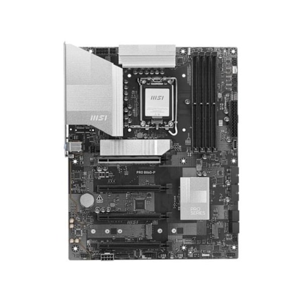 Emolevy ATX - MSI - PRO B860-P - Socket 1851 - Wi-Fi 7 - 64 Go RAM Max