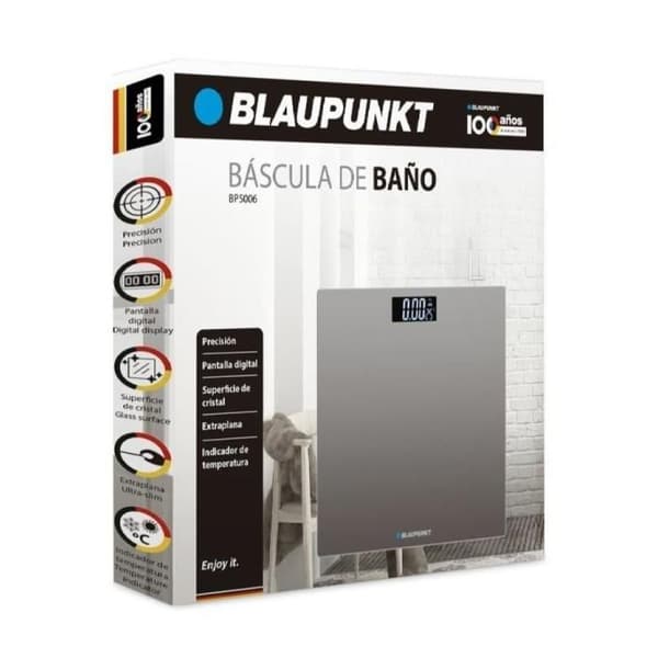 Blaupunkt BP5006 - Harmaa kylpyhuoneen vaaka