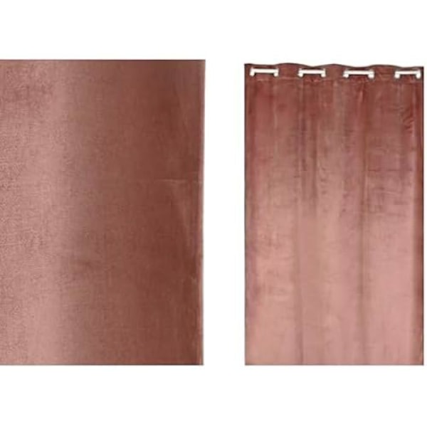 Verho - ESPRIT - Vaaleanpunainen - 140 x 260 cm - Monivärinen - Sisäkäyttöön Flerfärgad