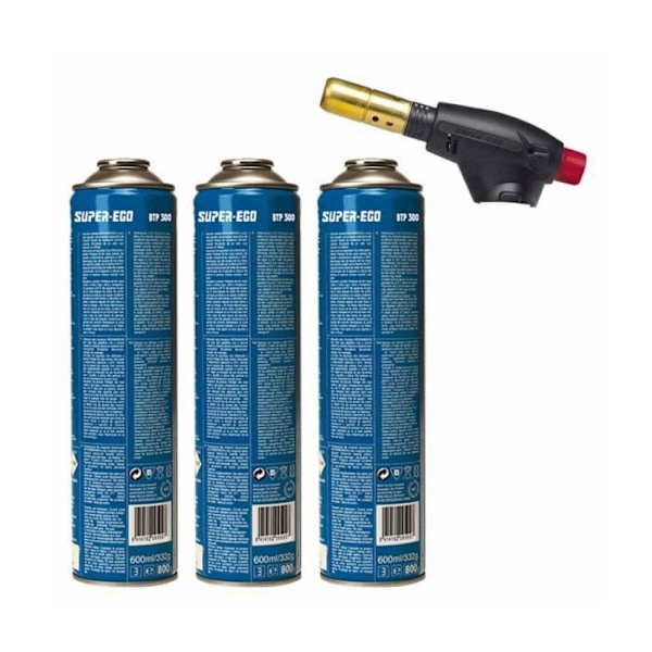 Chalumeau - Super Ego - Gas - 3 Gryder - 4 Deler - Kvalitetsapparater