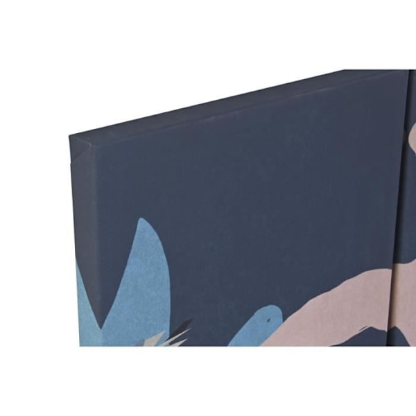 set med 3 koloniala målningar (140 x 3,8 x 100 cm)