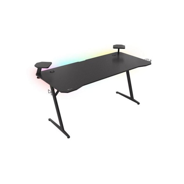 Pelipöytä - GENESIS - Holm 510 RGB - Hiilenmusta - 160 x 75 cm - Monivärinen Flerfärgad