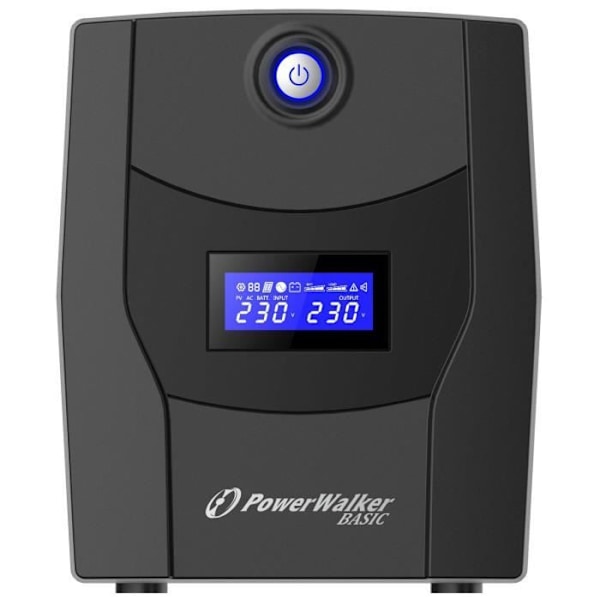 UPS - POWERWALKER - VI 1500 STL - Linjeinteraktivitet - Automatisk spänningsregulator (AVR) - Typ E