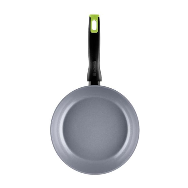 MONIX Eco Nature | Pande i Genanvendt Forgjort Aluminium, Forstærket Non-stick Keramik, Velegnet til Alle Kogeplader, Herunder Induktion, 20 cm